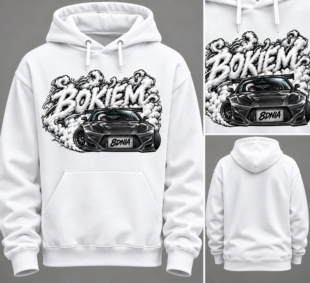 BIAŁA BLUZA BOKIEM